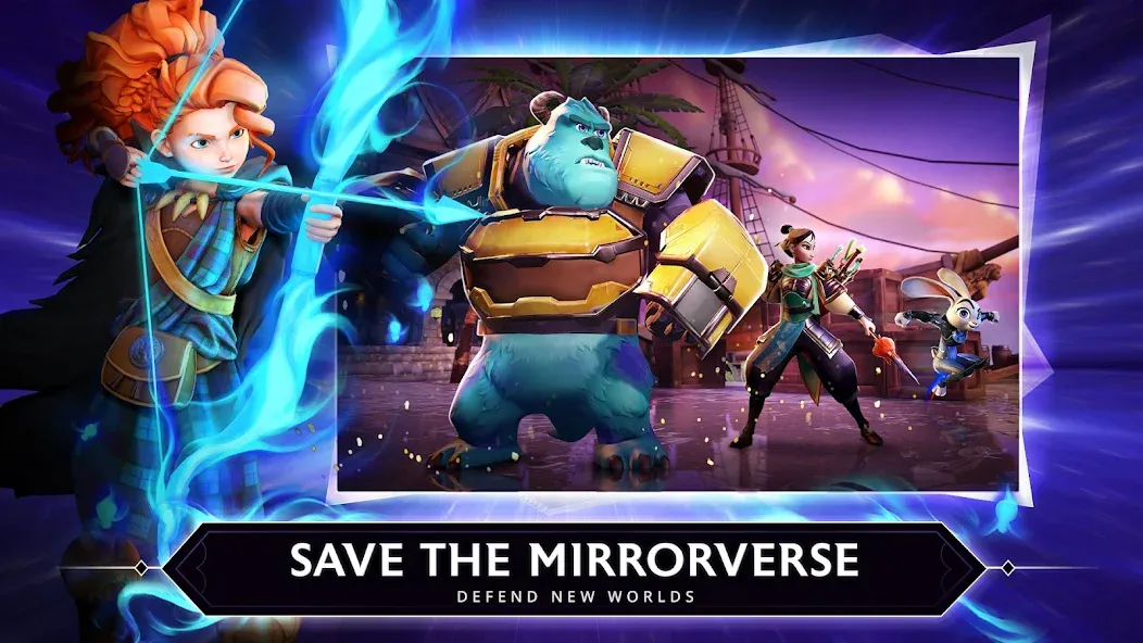 Скачать Disney Mirrorverse на телефон — Безлимитные ресурсы и герои разблокированы — скриншот 1 Скачать Disney Mirrorverse на телефон — Безлимитные ресурсы и герои разблокированы — скриншот 1