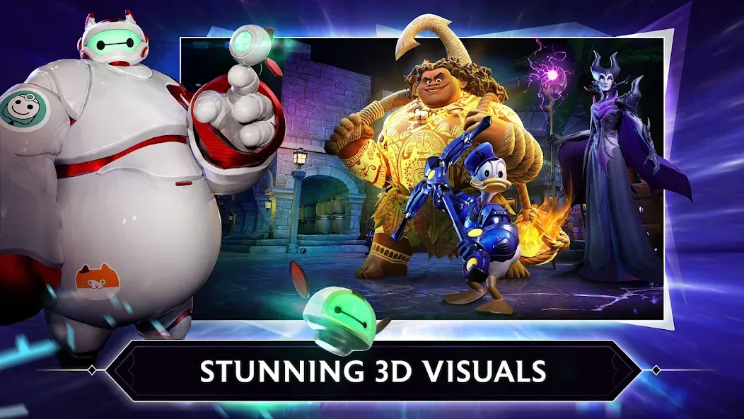 Скачать Disney Mirrorverse на телефон — Безлимитные ресурсы и герои разблокированы — скриншот 5 Скачать Disney Mirrorverse на телефон — Безлимитные ресурсы и герои разблокированы — скриншот 5