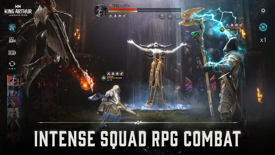 King Arthur: Legends Rise — Взломанная версия (Безлимитные ресурсы и усиленные герои) — скриншот 2