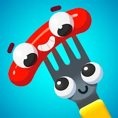 Скачать Fork N Sausage с модом — Безлимитные деньги и жизни