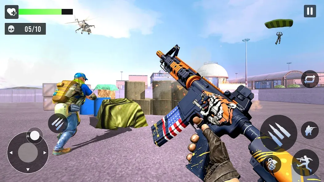 Скачать Gun Games - FPS Shooting Games на телефон — Безлимитные деньги и оружие — скриншот 3