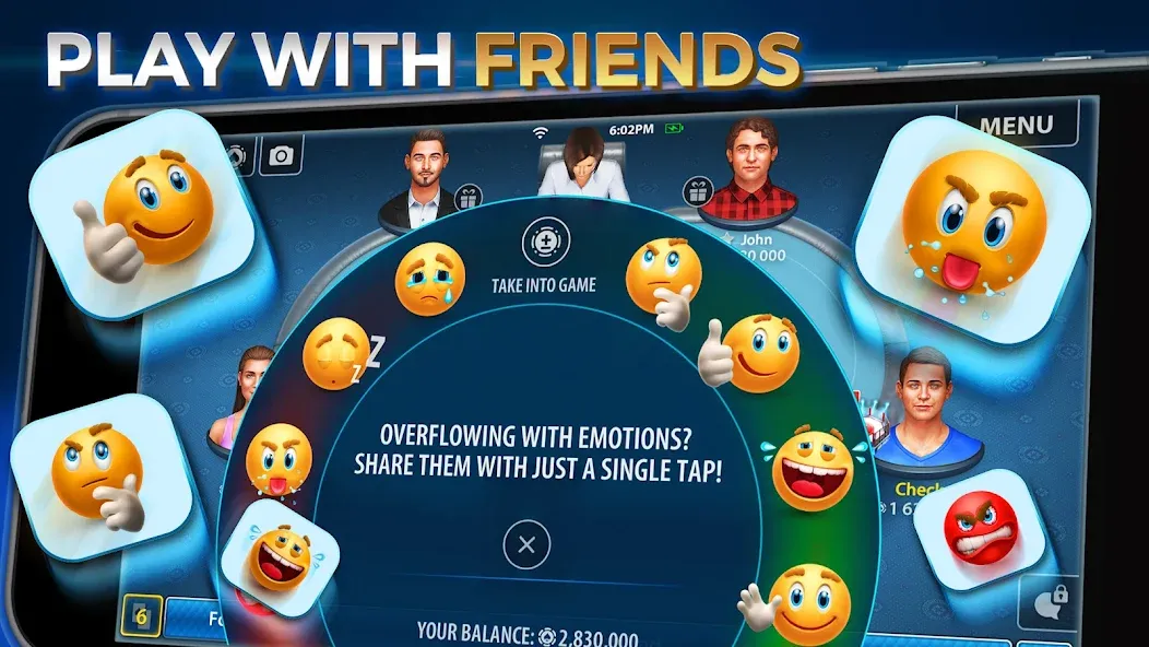 Texas Hold'em Poker: Pokerist (Мод Безлимитные фишки и премиум открыт) — скриншот 4