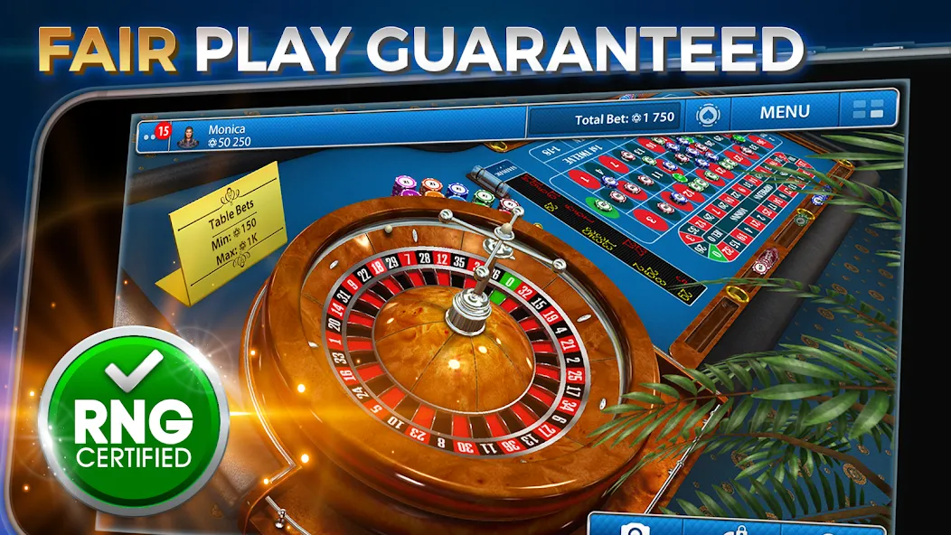 Casino Roulette: Roulettist на Андроид — Безлимитные фишки и удача — скриншот 1