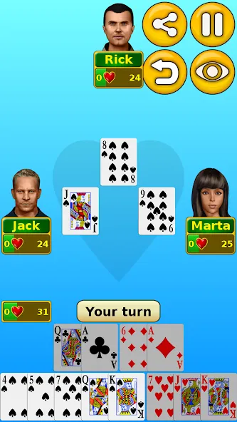 Скачать Hearts на Андроид — Неограниченные жизни и подсказки — скриншот 1 Скачать Hearts на Андроид — Неограниченные жизни и подсказки — скриншот 1