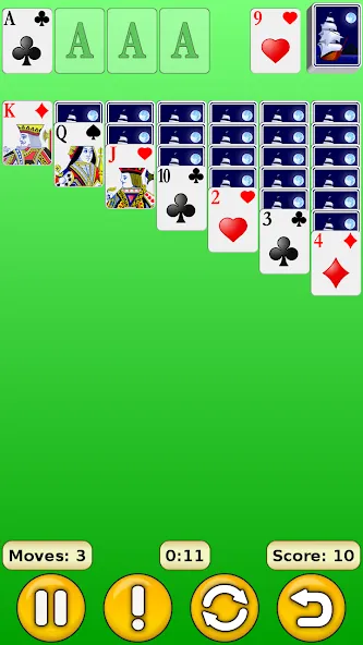Скачать Solitaire на Android — Без рекламы и безлимитные подсказки — скриншот 1