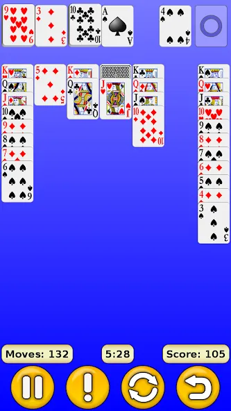 Скачать Solitaire на Android — Без рекламы и безлимитные подсказки — скриншот 3