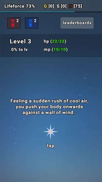 Скачать Exp Minima: Relaxing Text RPG — Последняя версия (Расширенный опыт и быстрый прогресс) — скриншот 1