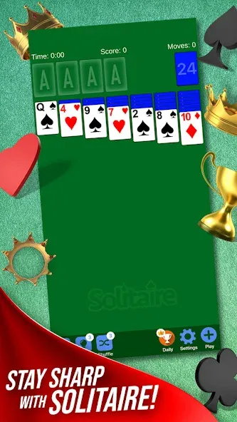 Solitaire + Card Game by Zynga — Без рекламы и безлимитные подсказки — скриншот 1