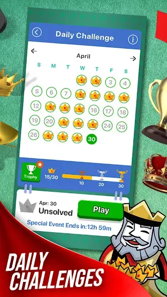 Solitaire + Card Game by Zynga — Без рекламы и безлимитные подсказки — скриншот 2