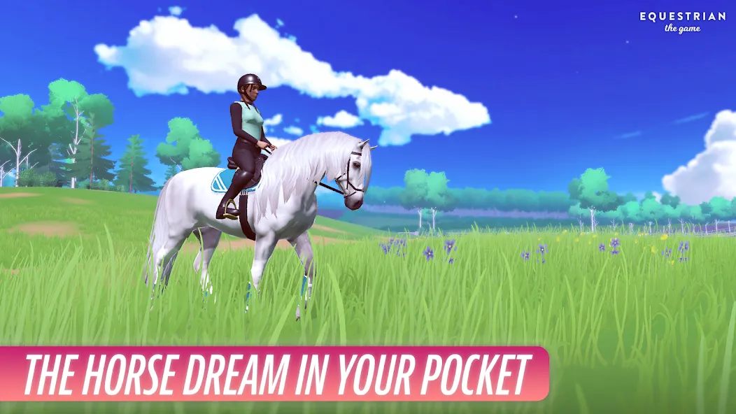 Equestrian the Game MOD — Безлимитные деньги и редкие лошади на Андроид — скриншот 1 Equestrian the Game MOD — Безлимитные деньги и редкие лошади на Андроид — скриншот 1