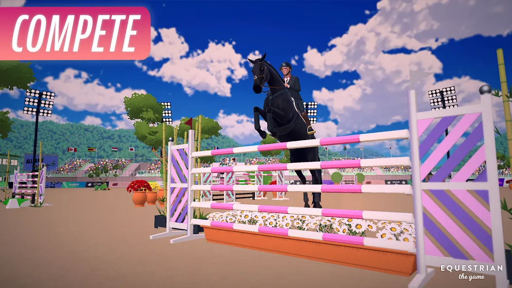 Equestrian the Game MOD — Безлимитные деньги и редкие лошади на Андроид — скриншот 4 Equestrian the Game MOD — Безлимитные деньги и редкие лошади на Андроид — скриншот 4
