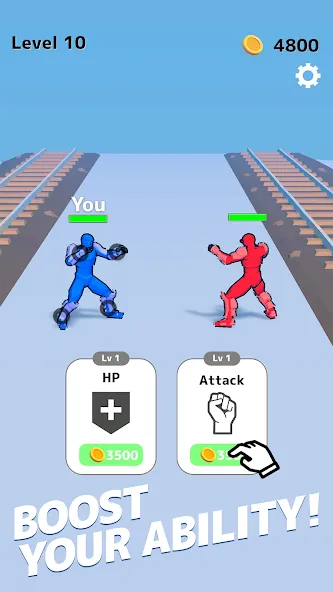 Draw Action: Freestyle Fight MOD — Открыты все бойцы и без рекламы на Андроид — скриншот 4 Draw Action: Freestyle Fight MOD — Открыты все бойцы и без рекламы на Андроид — скриншот 4