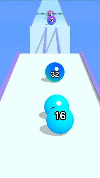 Ball Run 2048: merge number — Взломанная версия (Без рекламы и много монет) — скриншот 4