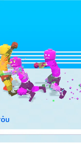 Скачать Block Fighter: Boxing Battle — Последняя версия (Безлимитные деньги и улучшенные бойцы) — скриншот 3