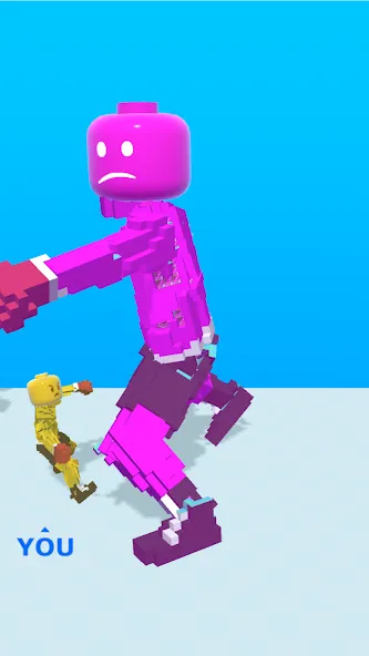 Скачать Block Fighter: Boxing Battle — Последняя версия (Безлимитные деньги и улучшенные бойцы) — скриншот 4