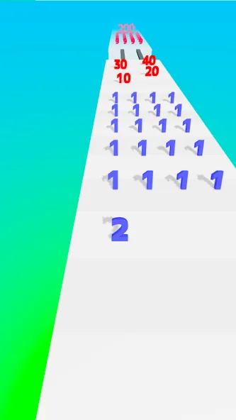 Number Master: Run and merge — Без рекламы и много денег — скриншот 1
