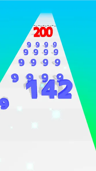 Number Master: Run and merge — Без рекламы и много денег — скриншот 2