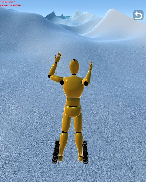 Mannequin Downhill на Андроид — Мод Безлимитные деньги и все уровни открыты — скриншот 1 Mannequin Downhill на Андроид — Мод Безлимитные деньги и все уровни открыты — скриншот 1