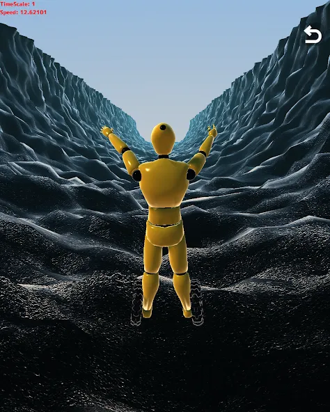 Mannequin Downhill на Андроид — Мод Безлимитные деньги и все уровни открыты — скриншот 4 Mannequin Downhill на Андроид — Мод Безлимитные деньги и все уровни открыты — скриншот 4