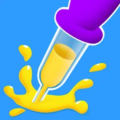 Скачать Paint Dropper: draw puzzle (Мод: Безлимитные ходы и открыты все уровни) на Андроид