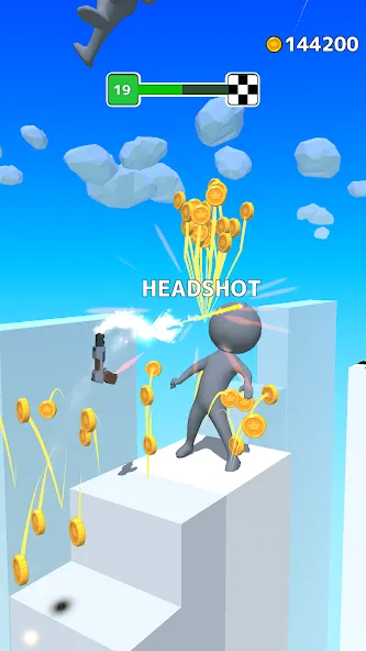 Скачать Gun Sprint — Модификация Много денег и быстрое прохождение — скриншот 3 Скачать Gun Sprint — Модификация Много денег и быстрое прохождение — скриншот 3
