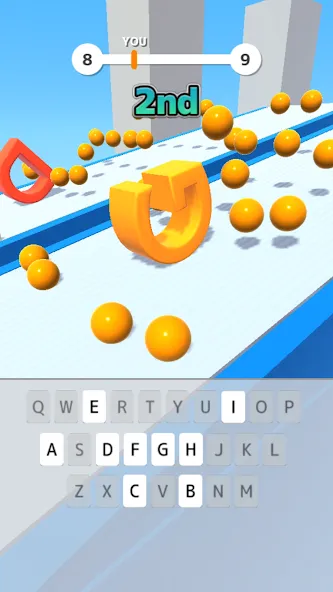 Взлом Type Spin: alphabet run game — Без рекламы и бесконечные жизни — скриншот 3