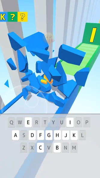 Взлом Type Spin: alphabet run game — Без рекламы и бесконечные жизни — скриншот 4