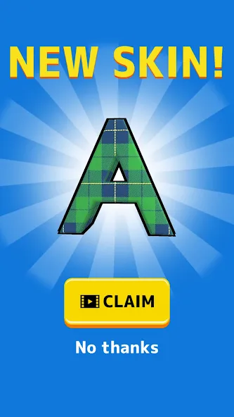 Взлом Type Spin: alphabet run game — Без рекламы и бесконечные жизни — скриншот 5