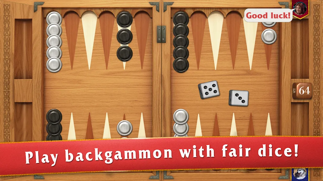 Backgammon Masters на Андроид — Мод Без рекламы и много монет — скриншот 1 Backgammon Masters на Андроид — Мод Без рекламы и много монет — скриншот 1