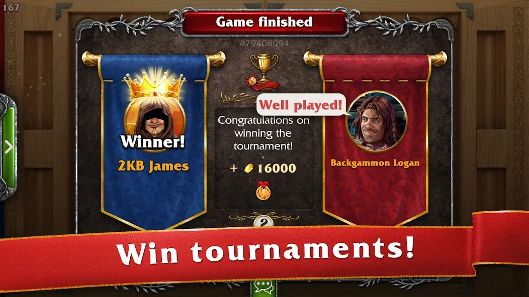 Backgammon Masters на Андроид — Мод Без рекламы и много монет — скриншот 4 Backgammon Masters на Андроид — Мод Без рекламы и много монет — скриншот 4