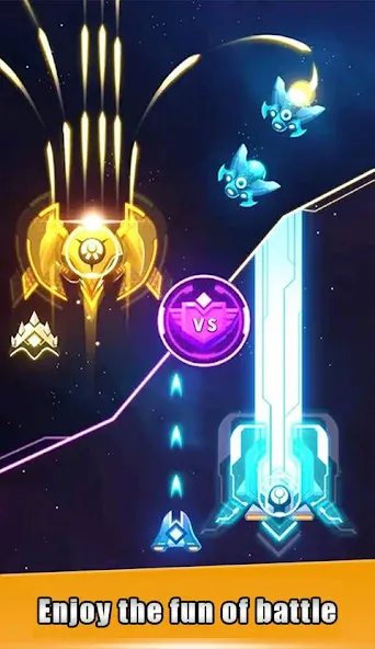 Galaxy Attack - space shooting — Безлимитные деньги и патроны — скриншот 3