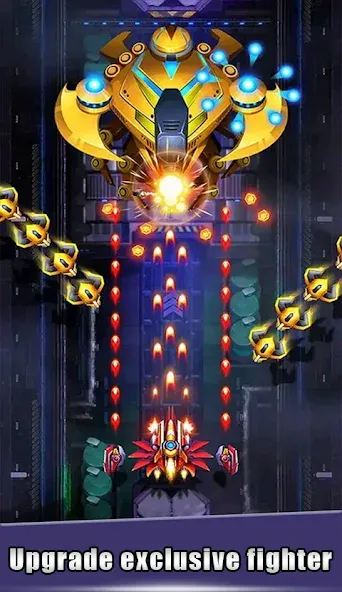 Galaxy Attack - space shooting — Безлимитные деньги и патроны — скриншот 5