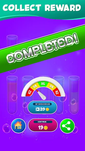 Water Sort Color Sorting games (Мод Без рекламы и все уровни открыты) — скриншот 3