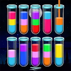 Water Sort Color Sorting games (Мод Без рекламы и все уровни открыты)