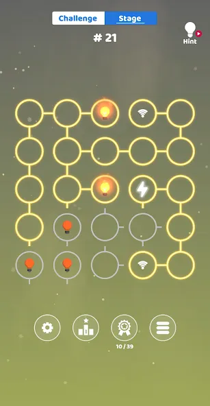 All Lights Connect : Puzzle — Мод: Открыты все уровни и подсказки — скриншот 3