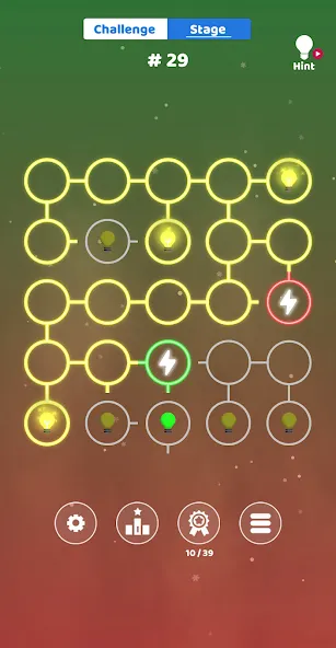 All Lights Connect : Puzzle — Мод: Открыты все уровни и подсказки — скриншот 4