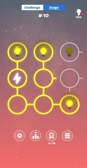 All Lights Connect : Puzzle — Мод: Открыты все уровни и подсказки — скриншот 5