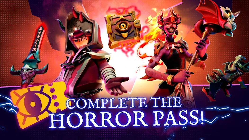 Horror Brawl MOD — Безлимитные монеты и разблокированы персонажи на Андроид — скриншот 5