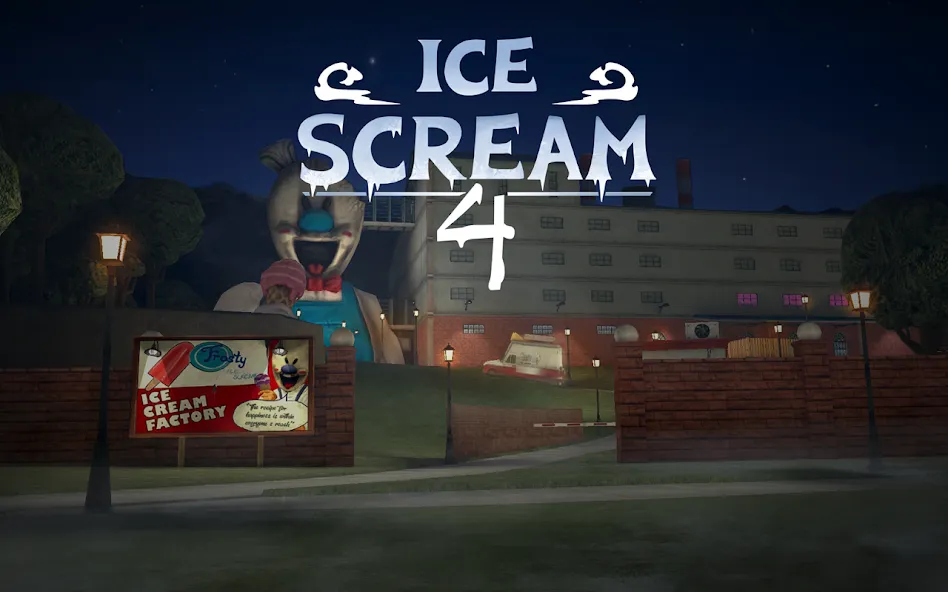 Взлом Ice Scream 4: Rod's Factory — Безлимитные деньги и все уровни — скриншот 1