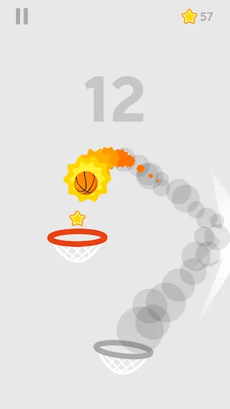 Скачать Dunk Shot — Последняя версия (Безлимитные деньги и мячи) — скриншот 2