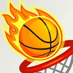 Скачать Dunk Shot — Последняя версия (Безлимитные деньги и мячи)