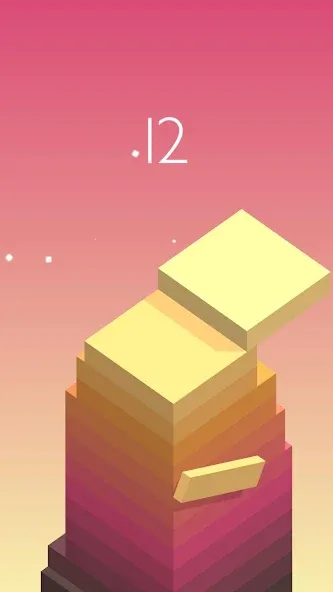 Stack MOD APK — Бесконечные блоки и идеальная точность — скриншот 1