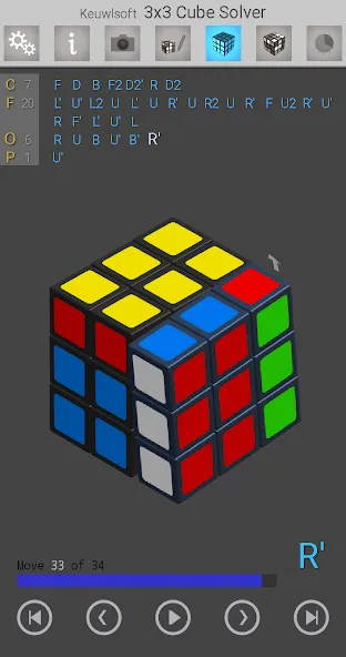 3x3 Cube Solver на Андроид — Мод Все функции доступны бесплатно — скриншот 1 3x3 Cube Solver на Андроид — Мод Все функции доступны бесплатно — скриншот 1