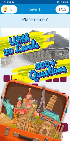 Скачать Guess the famous place с модом — Открыты все известные места — скриншот 3