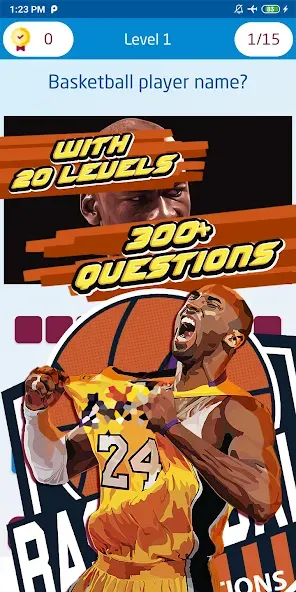 Скачать взломанную basketball player quiz — Открыты все игроки и подсказки — скриншот 3 Скачать взломанную basketball player quiz — Открыты все игроки и подсказки — скриншот 3