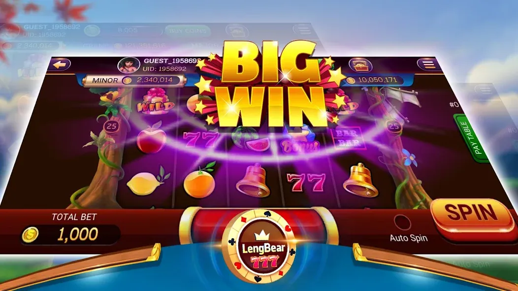 LengBear 777 - Khmer Games Mod APK Безлимитные монеты и быстрый выигрыш — Скачать на Андроид — скриншот 3