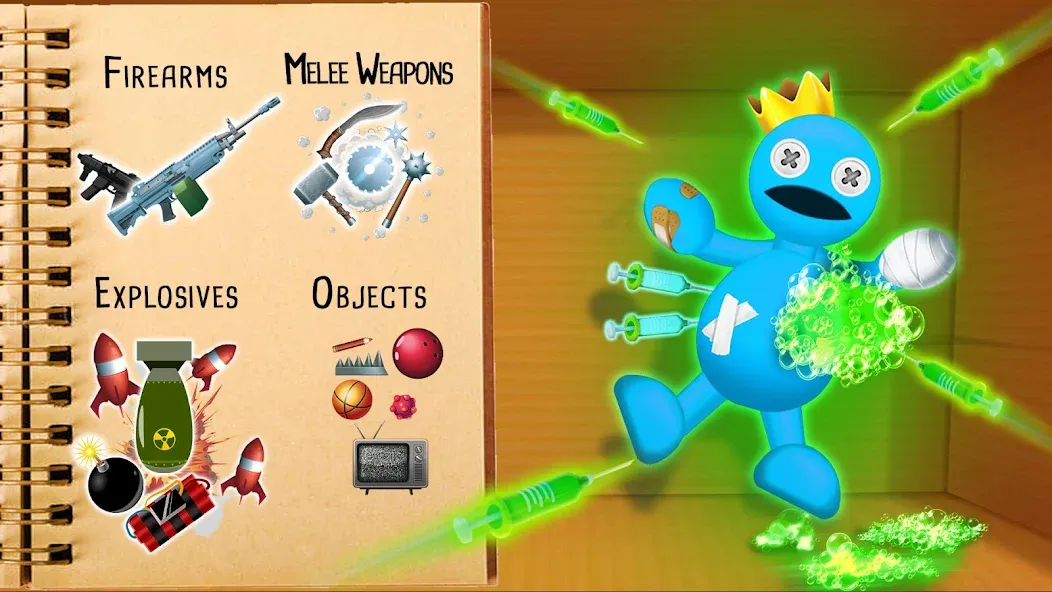 Взлом Kick The Rainbow Monster — Безлимитные монеты и энергия — скриншот 2 Взлом Kick The Rainbow Monster — Безлимитные монеты и энергия — скриншот 2