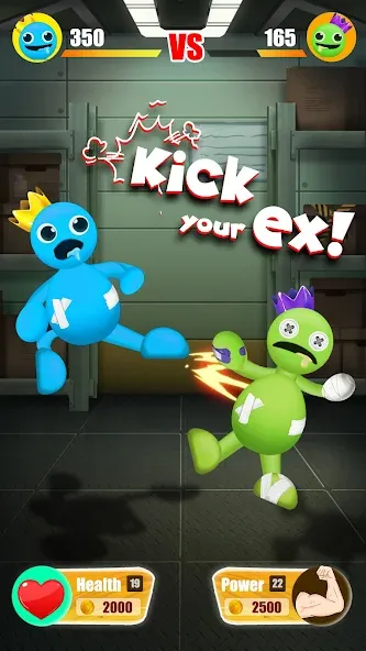 Взлом Kick The Rainbow Monster — Безлимитные монеты и энергия — скриншот 3 Взлом Kick The Rainbow Monster — Безлимитные монеты и энергия — скриншот 3