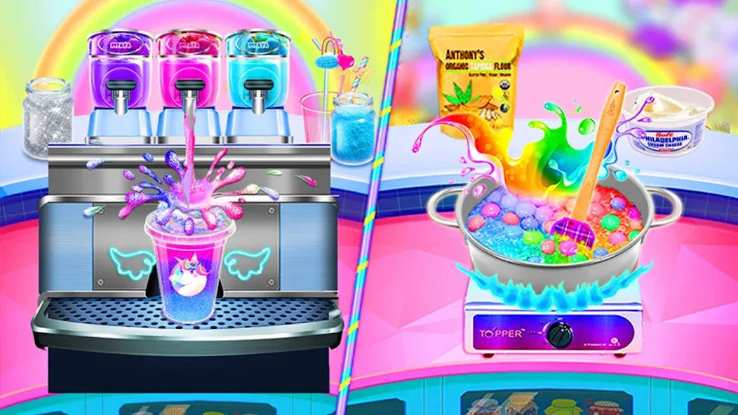 Скачать Ice Cream Games: Rainbow Maker на Андроид — Безлимитные монеты и всё открыто — скриншот 4