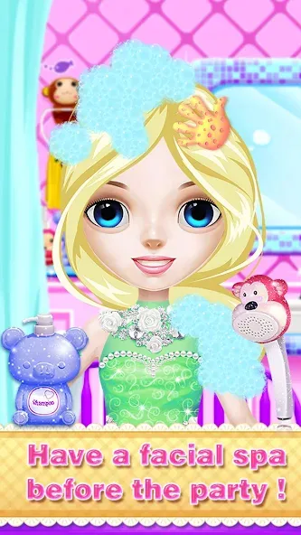 Princess Makeup Salon — Взломанная версия (Безлимитные монеты и открыты все наряды) — скриншот 4